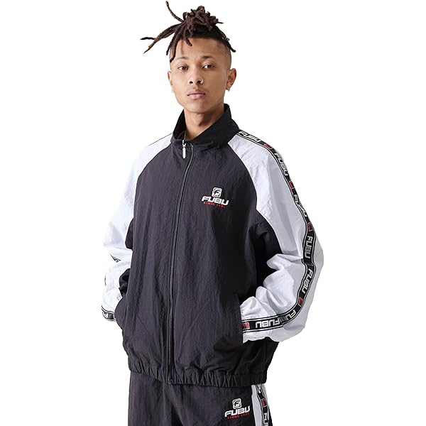 Amazon | [FUBU] [フブ] セットアップ ジャージ上下 メンズ L ブラック